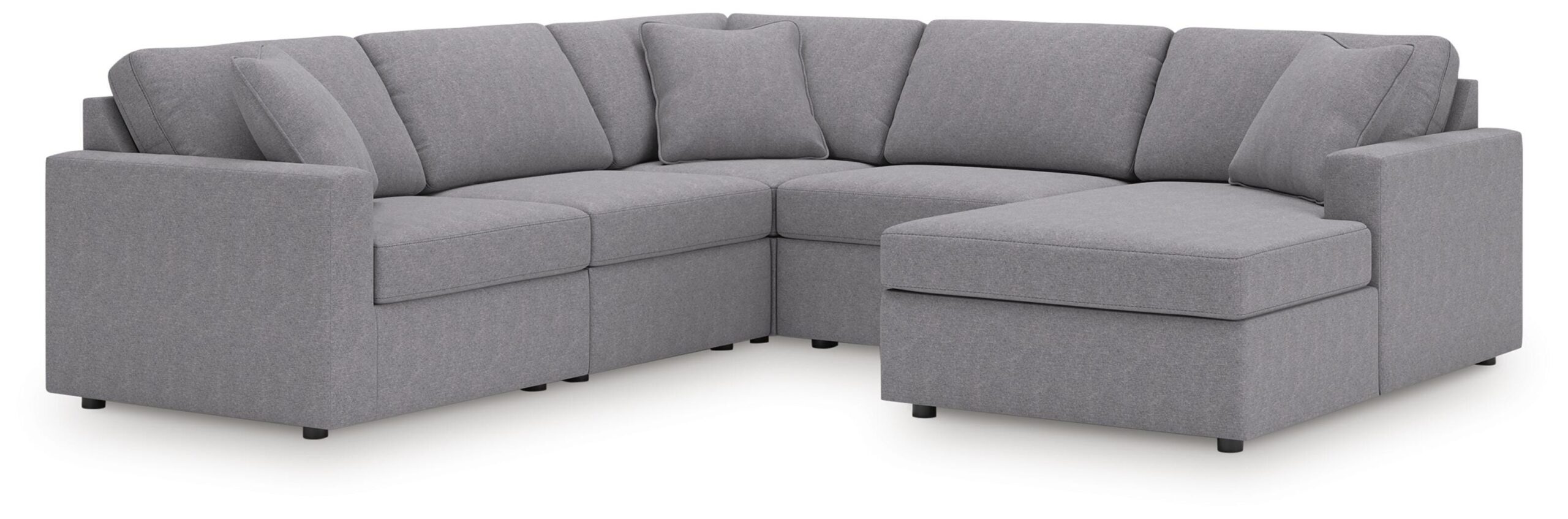 333dac774f512fea1989d61efaf45199 Modmax 5-Piece Sectional with Chaise - Image 1
