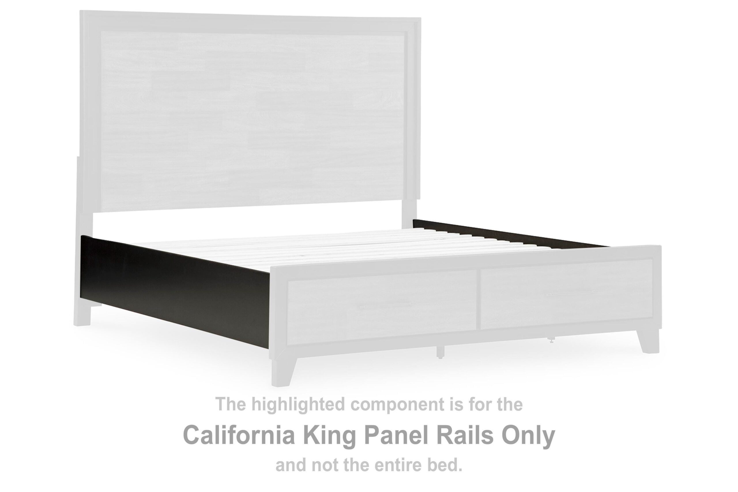 383502ab096c3a0fc54ef972c15c8f07 Kraeburn California King Panel Rails - Image 1
