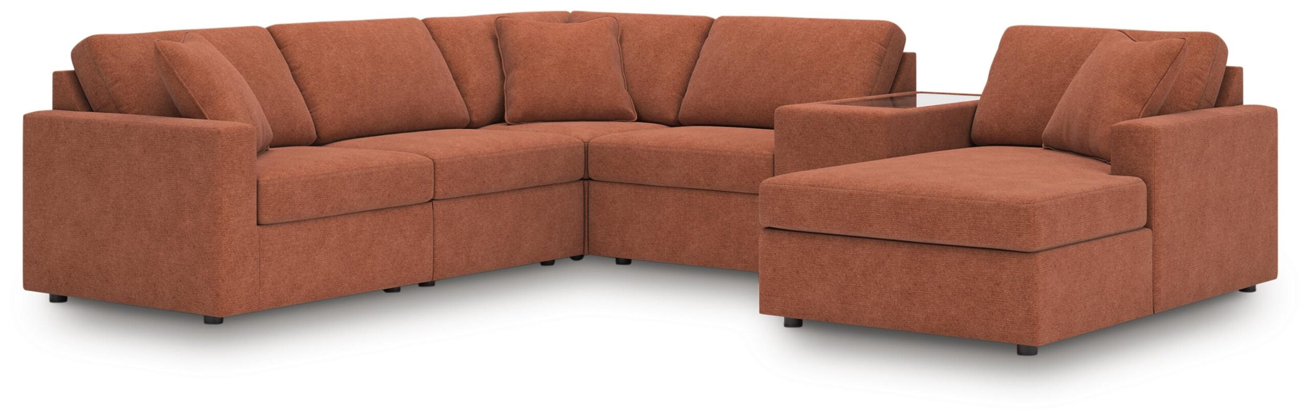 3fb025eade7fd3499fd2bf0bc4c12c88 Modmax 6-Piece Sectional with Chaise - Image 1