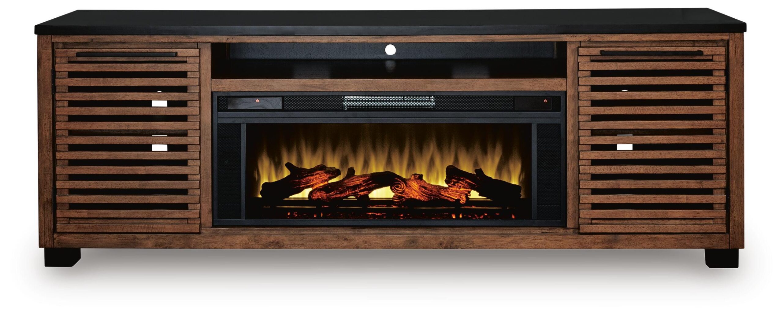 4092668ad6597e79225325edfa1f2e7e Kallari 84" TV Stand with Electric Fireplace - Image 1