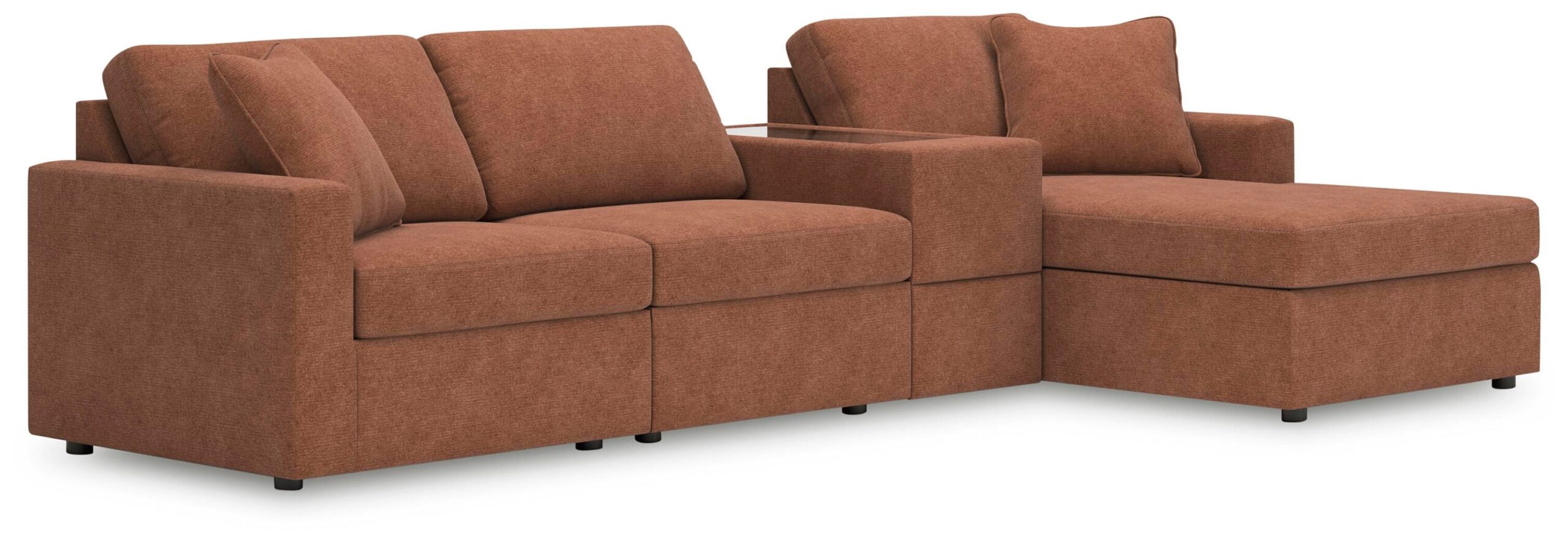 45e4b28813d3f9fef3cd018546d64b1d Modmax 4-Piece Sectional with Chaise - Image 1