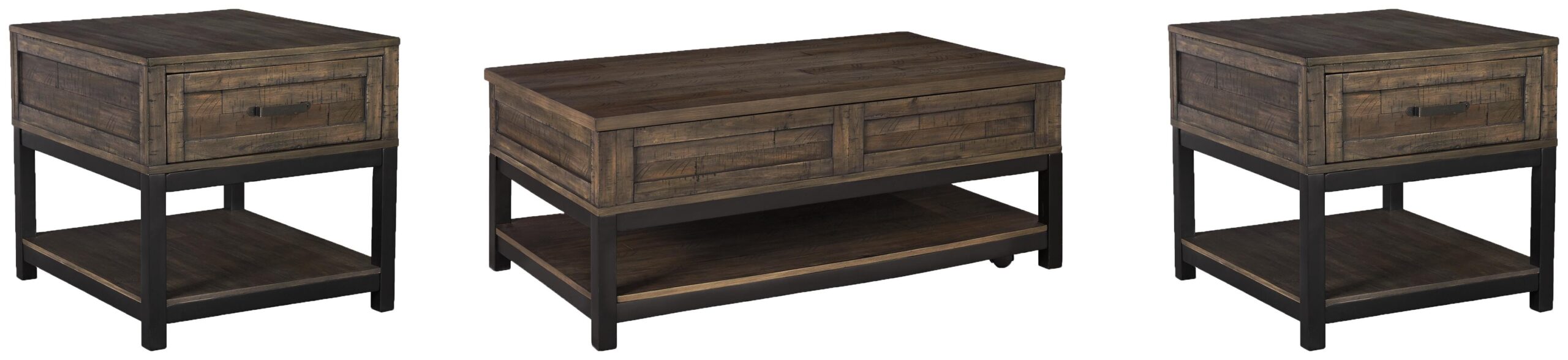 46f9c222467913c6b98dd0cbca65fa44 Johurst Lift-top Coffee Table and 2 End Tables - Image 1