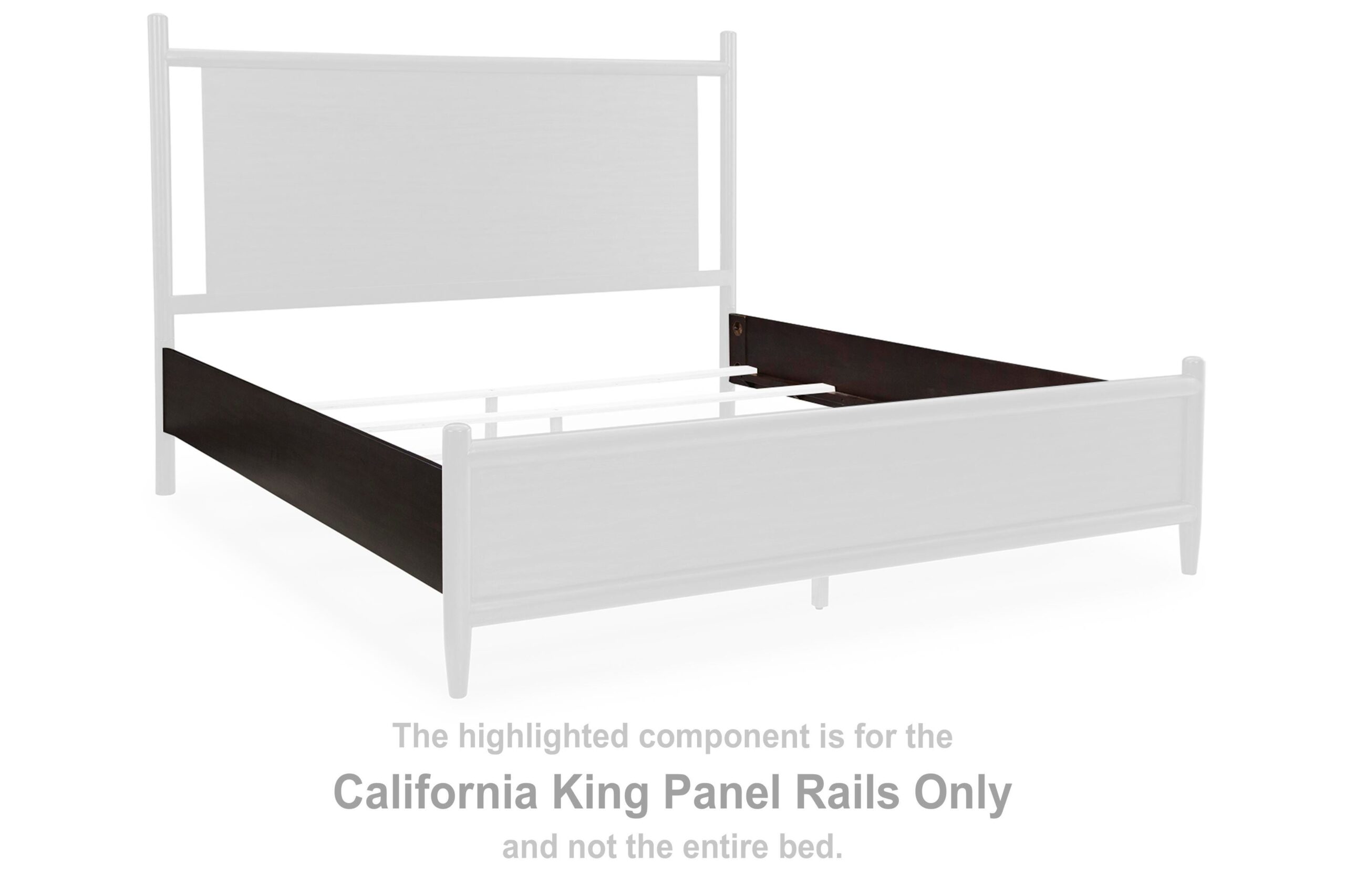 483a8a23fbb4841c791a38eaf4dab89d Dantenton California King Panel Rails - Image 1