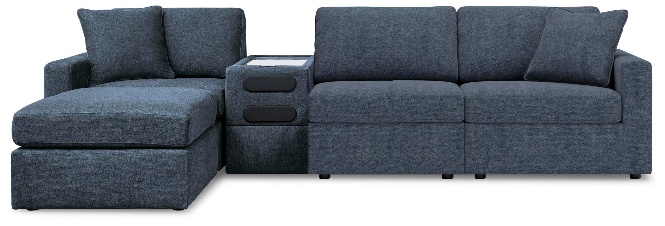 493861b2d43b37124ff8225da69578d9 Modmax 4-Piece Sectional and Ottoman - Image 1