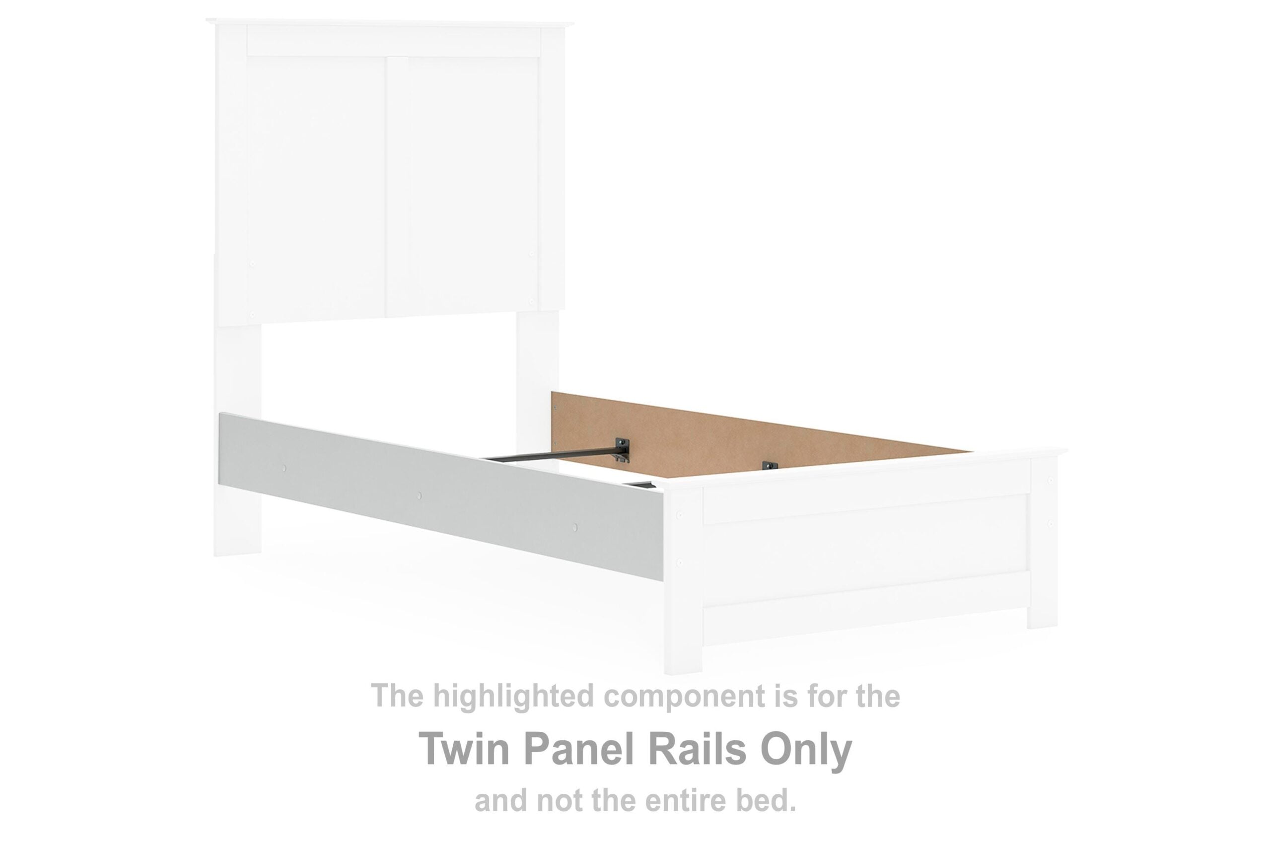 497a086e499c1f881974c3bcebd35c07 Bostwick Shoals Twin Panel Rails - Image 1