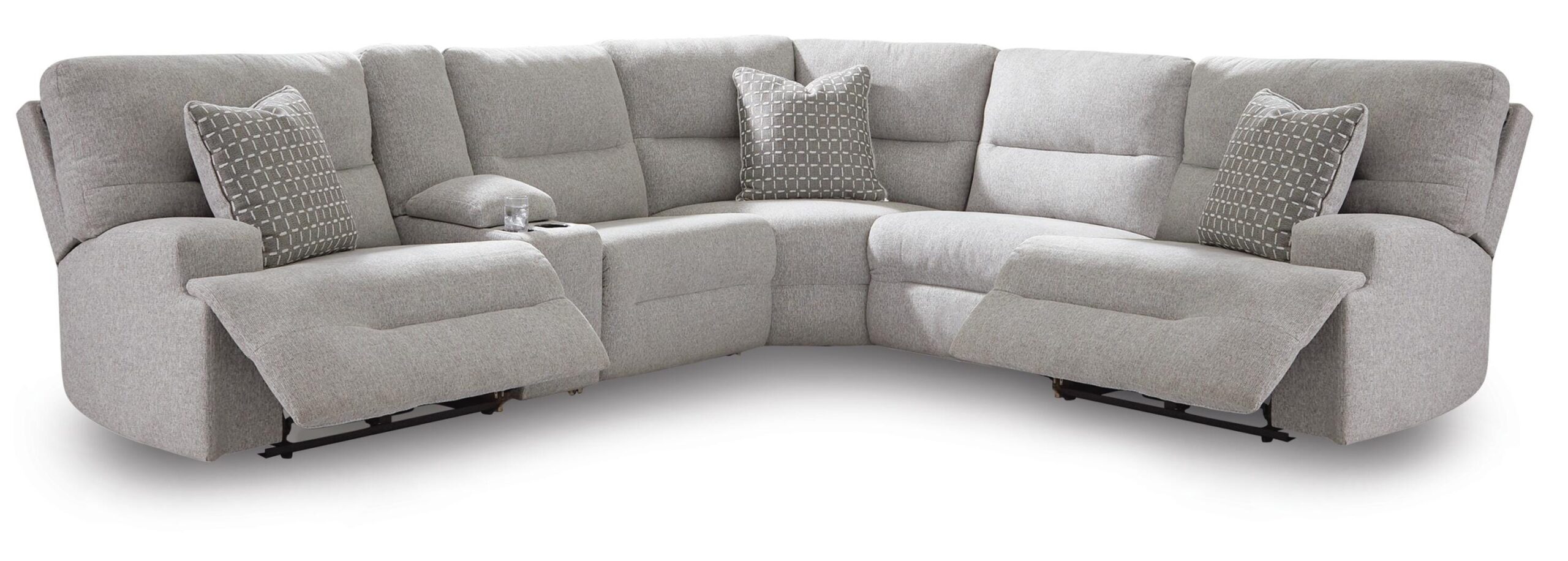 4a1f081e5249870dce72661f782d9d8a Acklen Place 6-Piece Power Reclining Sectional - Image 1
