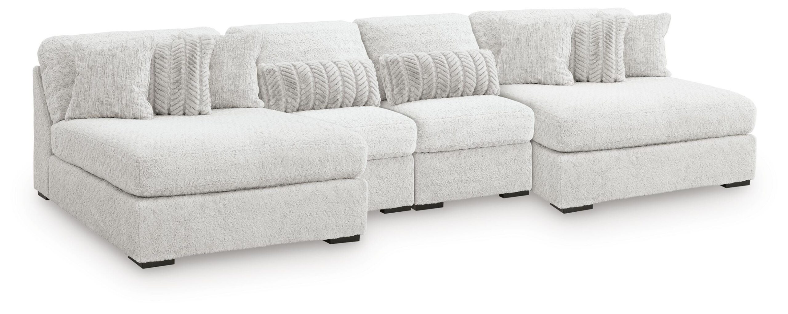 4d5f4d94da486f9f42cd9293221fa988 Cuddle Plush 4-Piece Sectional with Chaise - Image 1