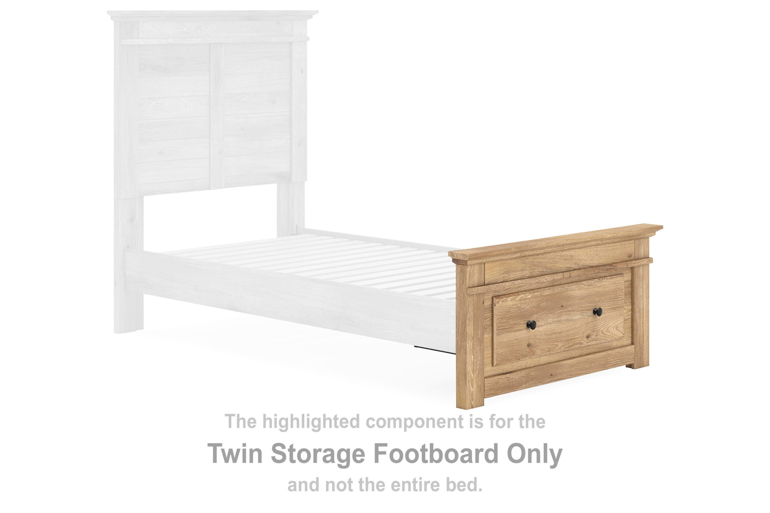 4e13233849e2c5d275b1a080e8b92bb4 Makidern Twin Storage Footboard - Image 1