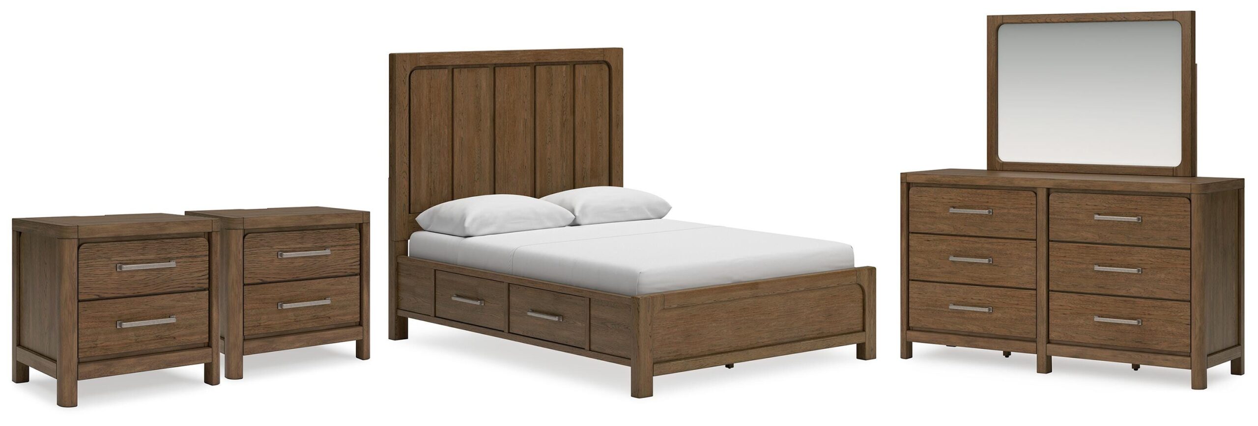 4ec94a8264541fa938159d9b051f2988 Cabalynn Queen Panel Storage Bed, Dresser, Mirror and 2 Nightstands - Image 1