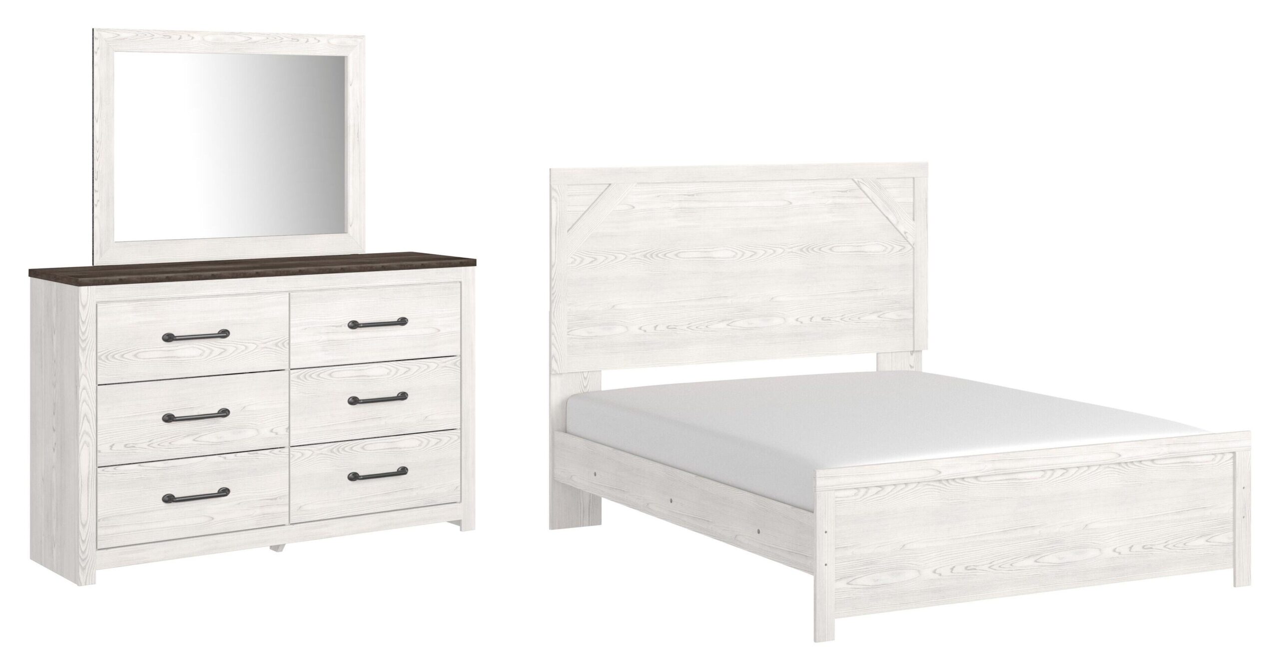 51e87bf16c40f6c67b57f971abacd5aa Gerridan Queen Panel Bed, Dresser and Mirror - Image 1