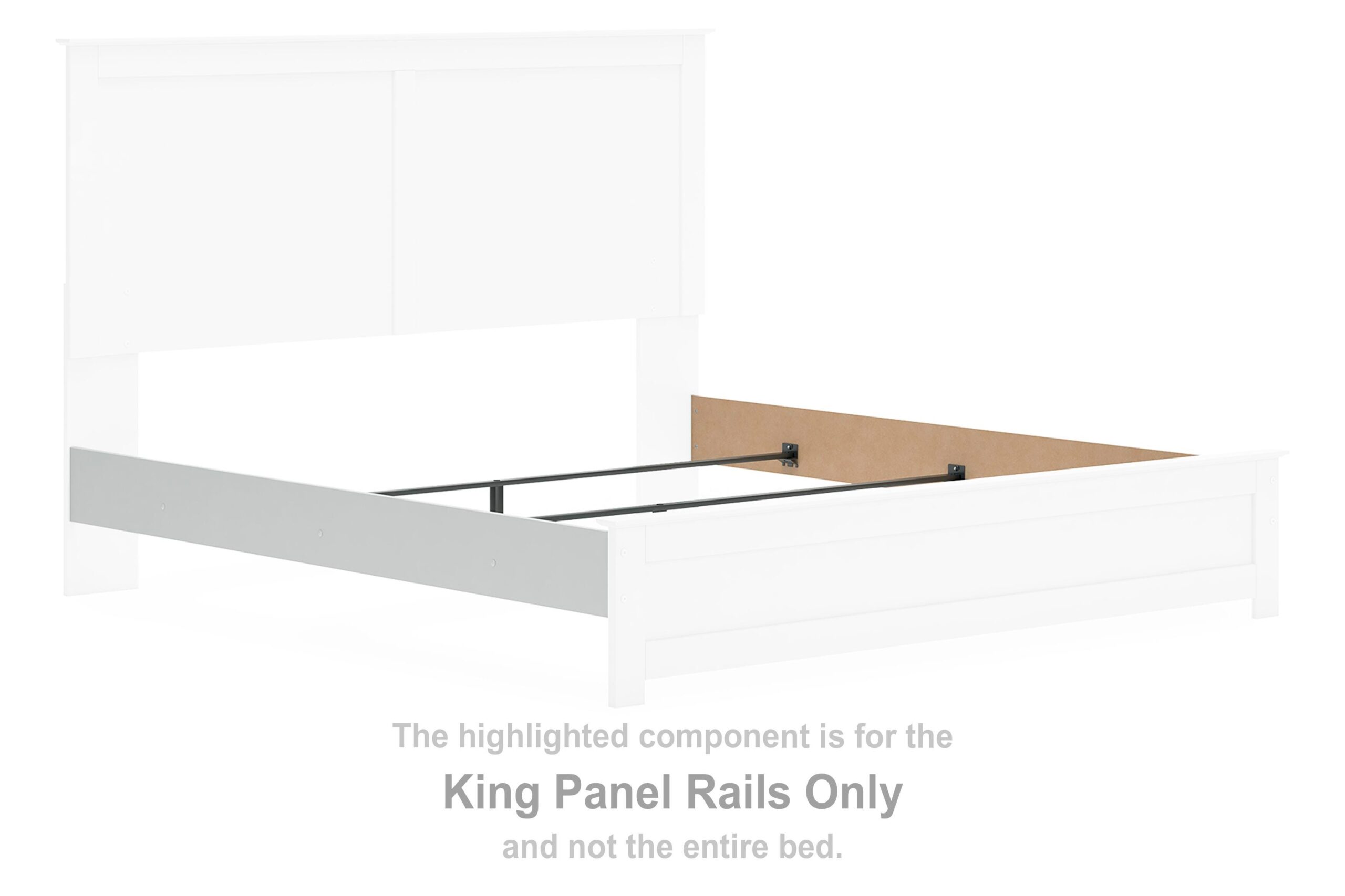 521b50bec625847ebd127a7a225fc078 Bostwick Shoals King Panel Rails - Image 1