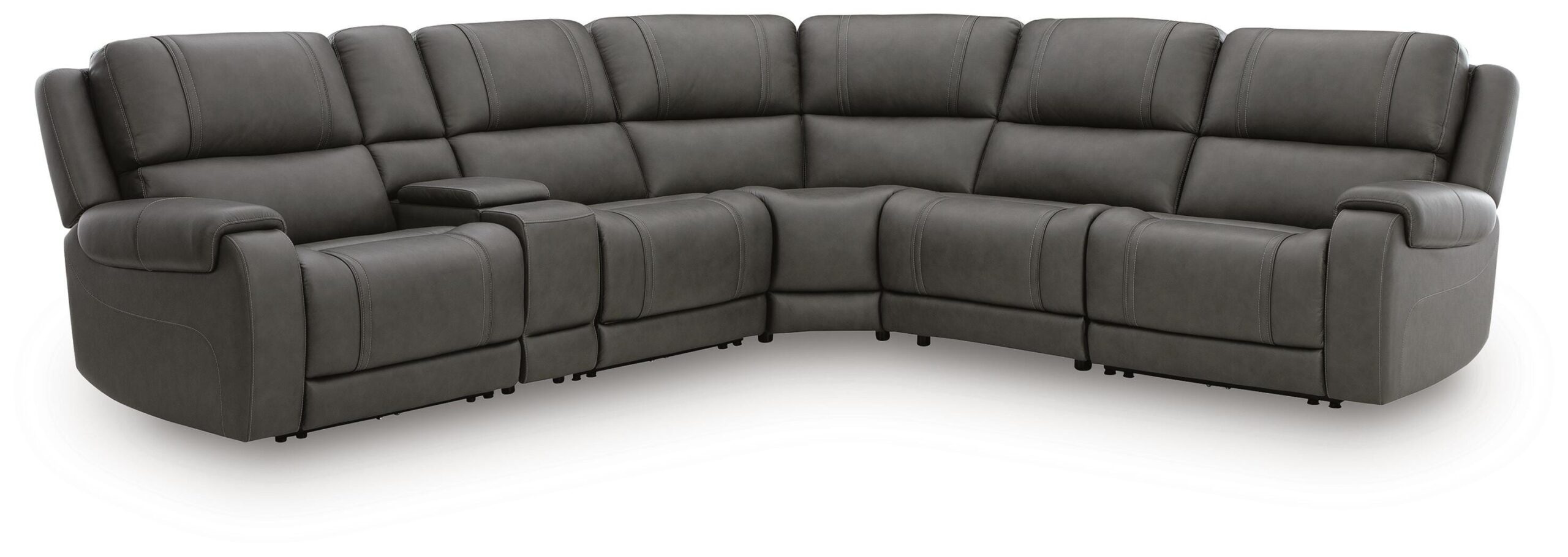 5480fdc686a0c2924ce6981fe0600385 5Z - Pittson 6-Piece Power Reclining Sectional - Image 1