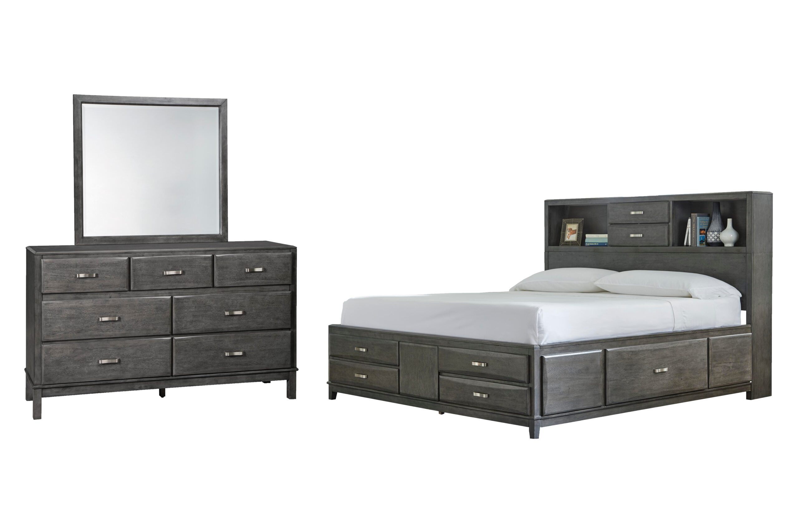577e69663b8f5b75be5f1f655b629aff Caitbrook Queen Storage Bed, Dresser and Mirror - Image 1