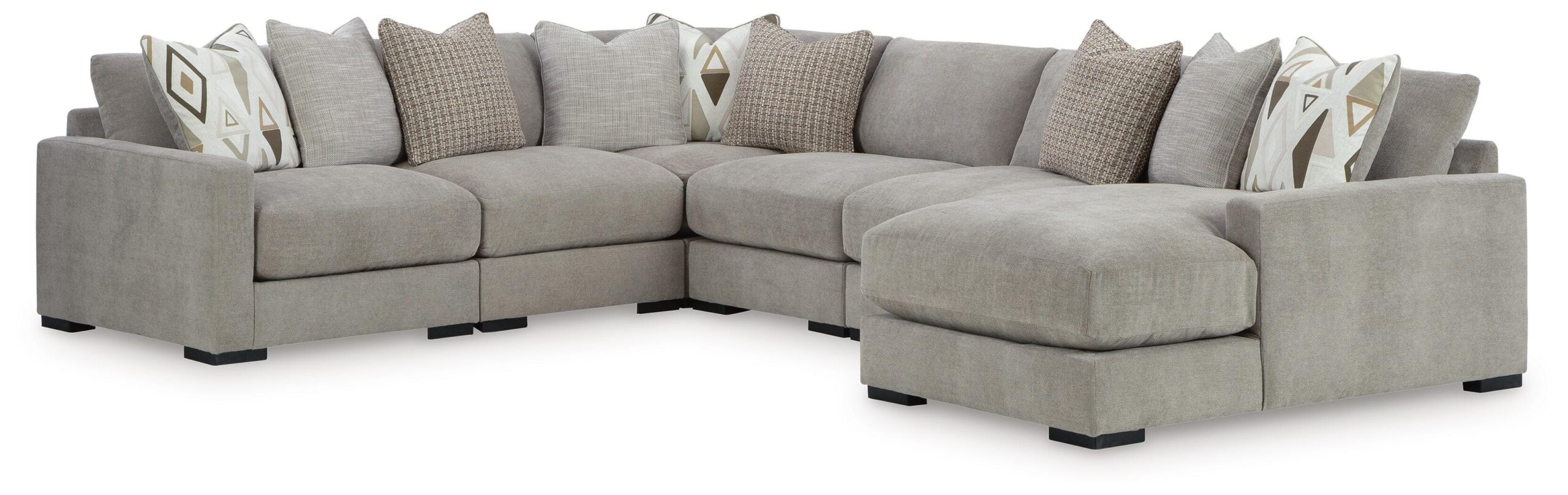 5acba652c6d1e9564841ca962a244702 Aslan Court 6-Piece Sectional with Chaise - Image 1