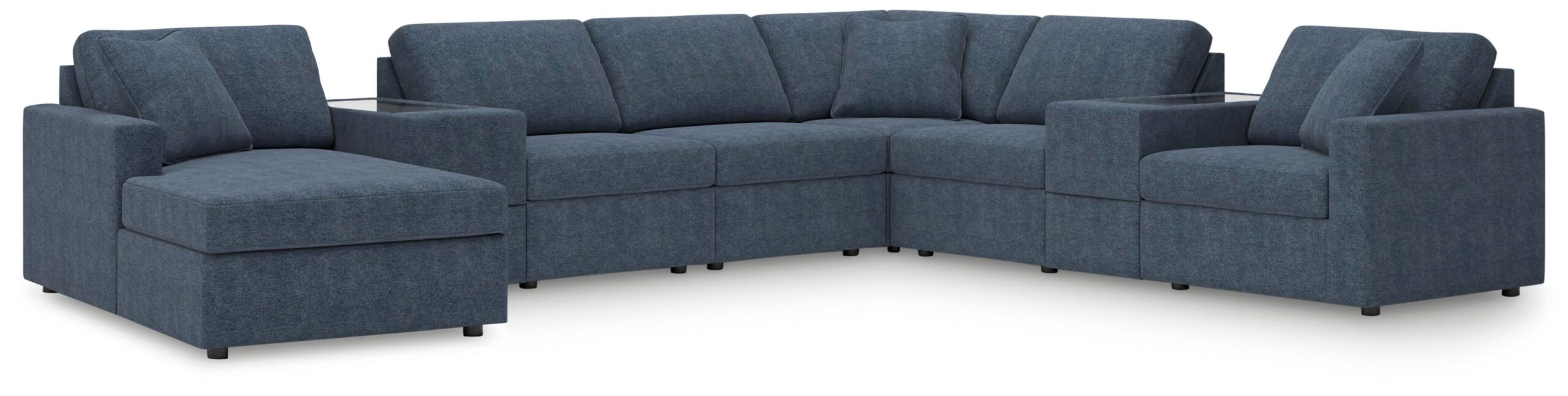 5b04b5e737b662571db49078c37de05f Modmax 8-Piece Sectional with Chaise - Image 1