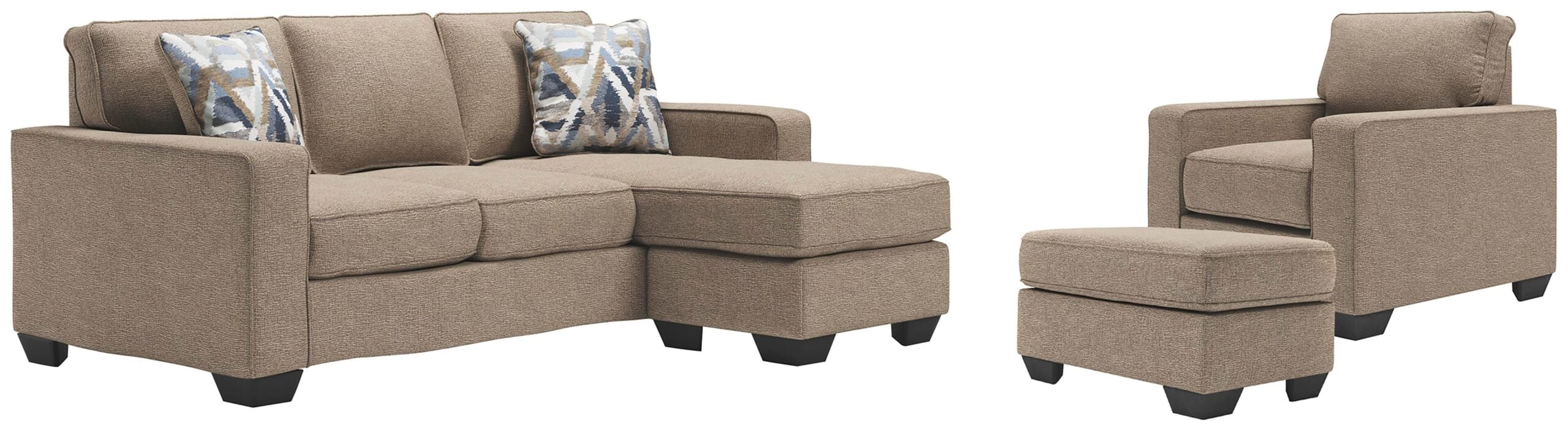 5c66213571afc76a36230504d805be87 Greaves Sofa Chaise, Chair, and Ottoman - Image 1