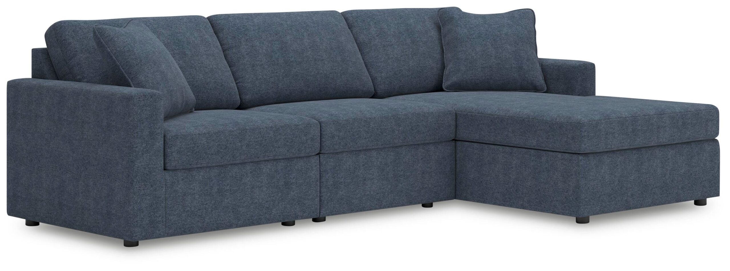 5ed9d89270cf3b66e37004a3293b8c2b Modmax 3-Piece Sectional with Chaise - Image 1