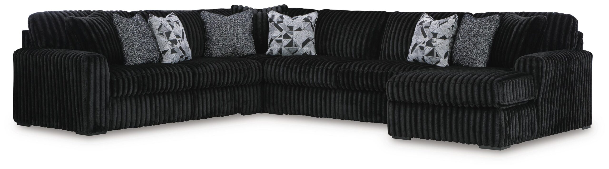 63044739d00c571ff8da95fdfbba1fad Midnight-Madness 6-Piece Sectional with Chaise - Image 1