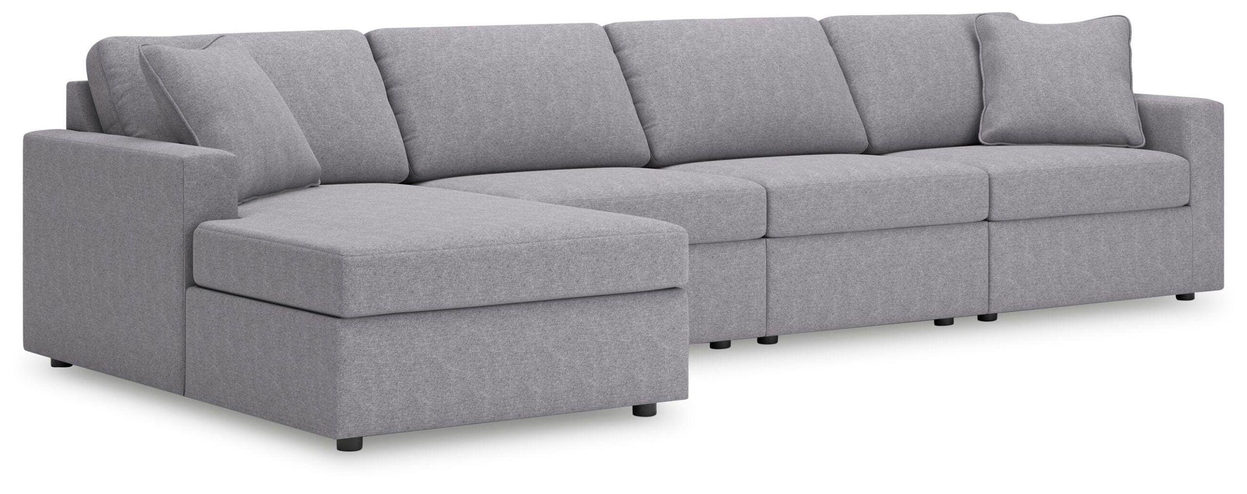 6348617fb301ece545e2c25f88394781 Modmax 4-Piece Sectional with Chaise - Image 1
