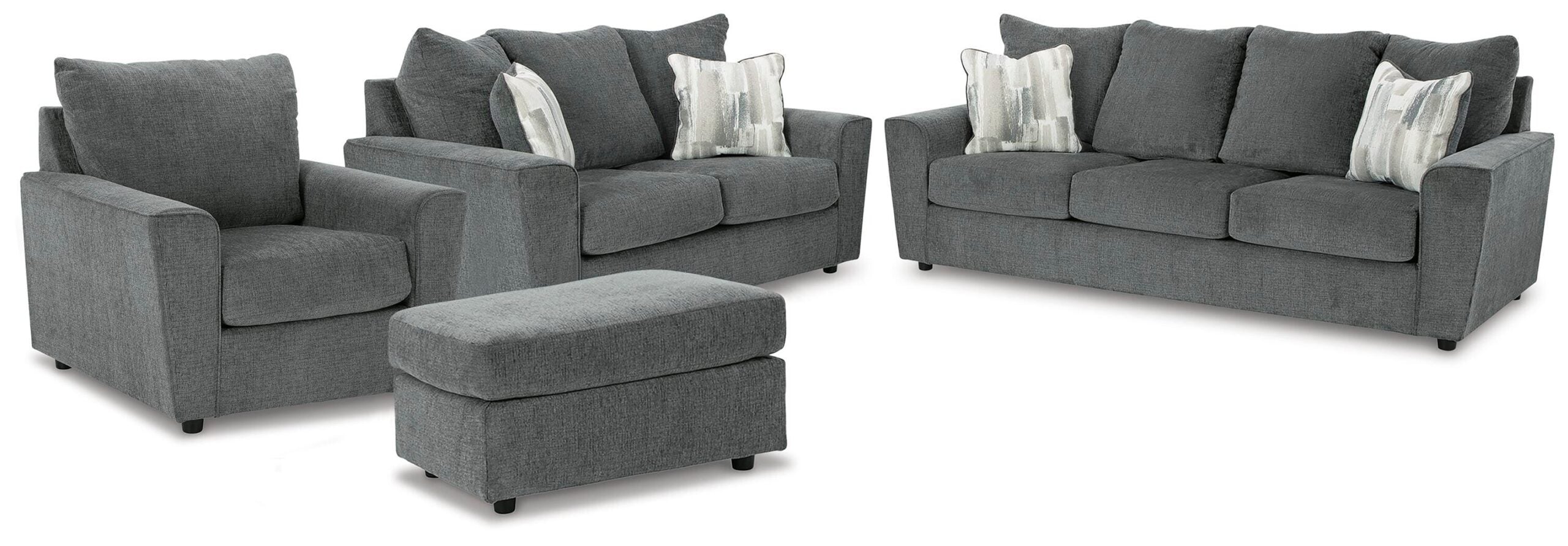 658869d19d9f73ce3a4d391bd36cd09b Stairatt Sofa, Loveseat, Chair and Ottoman - Image 1
