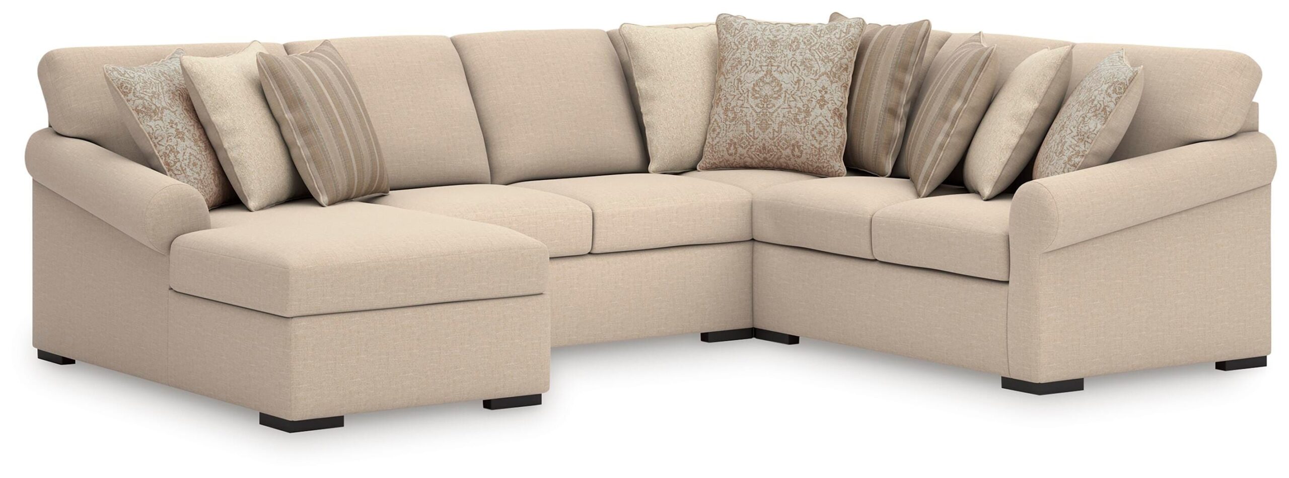 67d3922f9fa7ebe67cf46ecc7868fac1 LadyMae 4-Piece Sectional with Chaise - Image 1