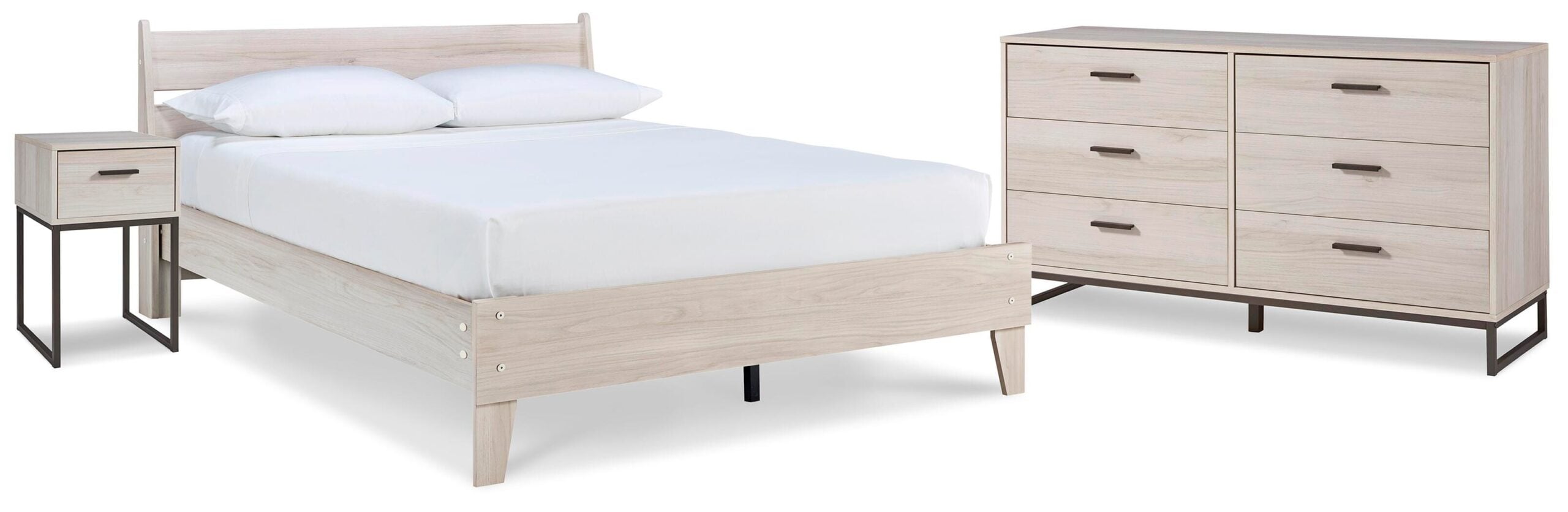 698eb75ca302aa91ffec947d98bdfe34 Socalle Queen Panel Platform Bed with Dresser and Nightstand - Image 1