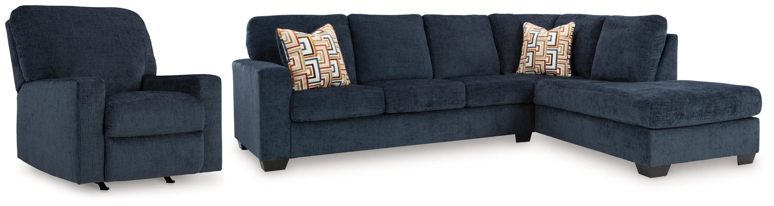 6c8ffba77a4799a1e795211a28e2bf2e Aviemore 2-Piece Sectional and Recliner - Image 1