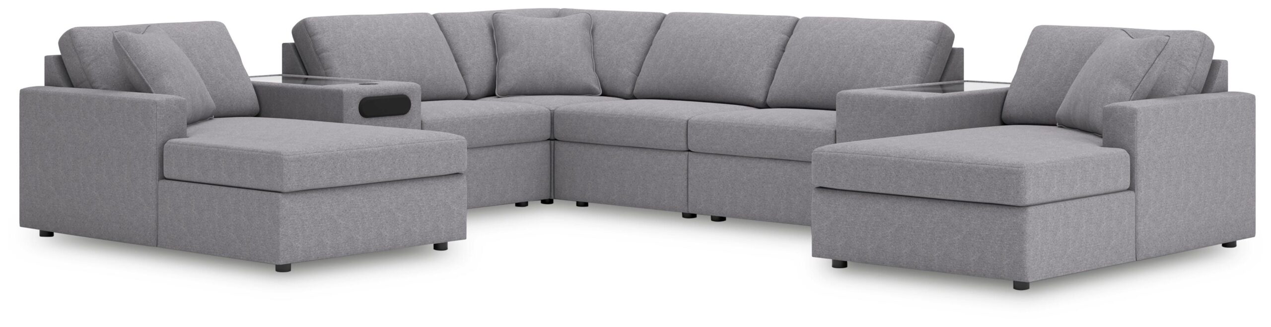6d2b5b97e9b645dca50b494721f1ba5e Modmax 8-Piece Sectional with Chaise - Image 1
