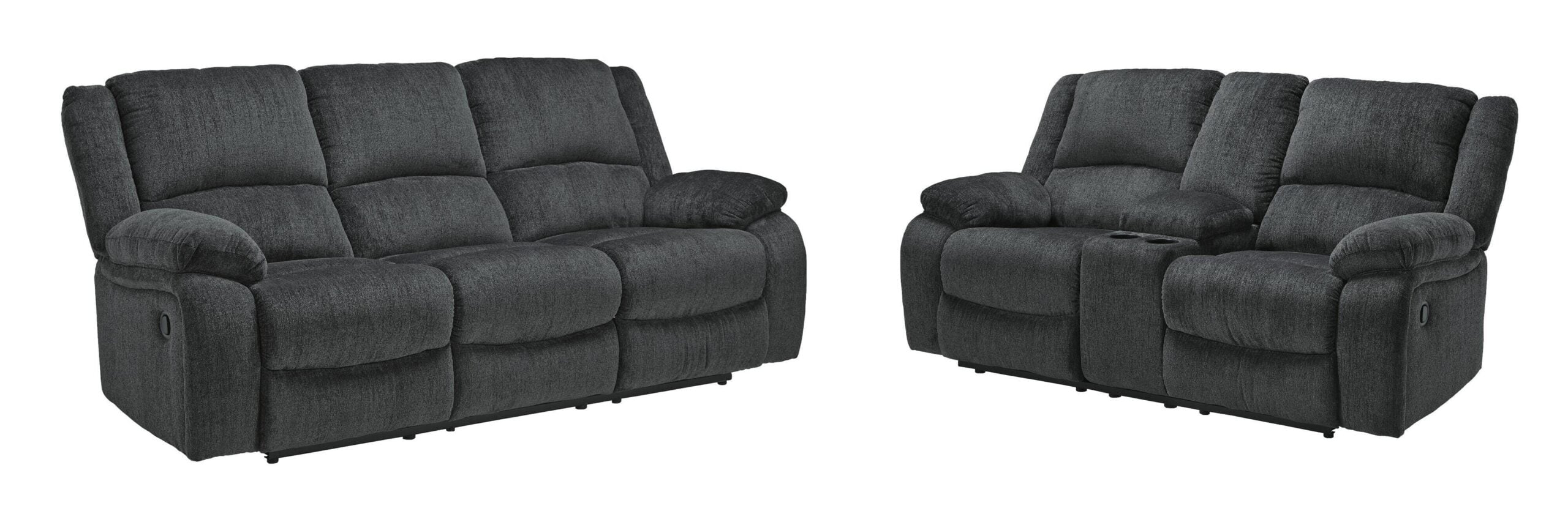 6ffd95efc4f519bb979efb750d18daff Draycoll Reclining Sofa and Loveseat - Image 1