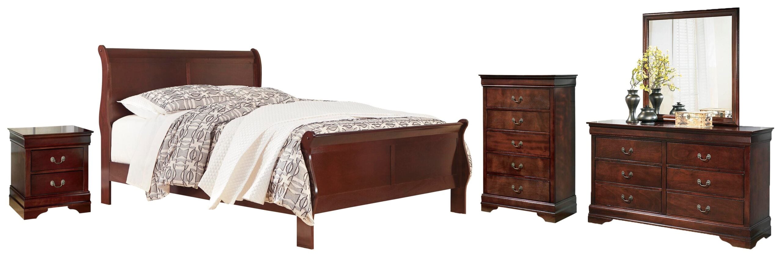 741beb32055865b55d627e188ee3eef8 Alisdair King Sleigh Bed, Dresser, Mirror and Nightstand - Image 1