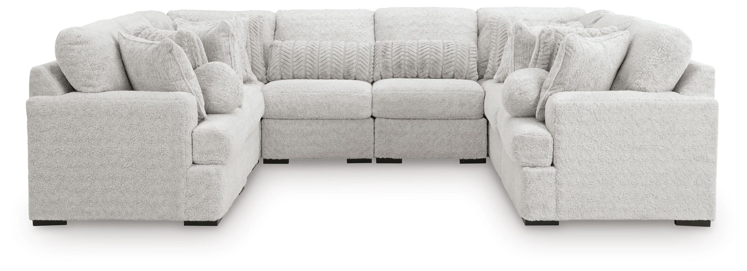 7ab17cbb8993de3cb025b7f206ed6e31 Cuddle Plush 8-Piece Sectional - Image 1