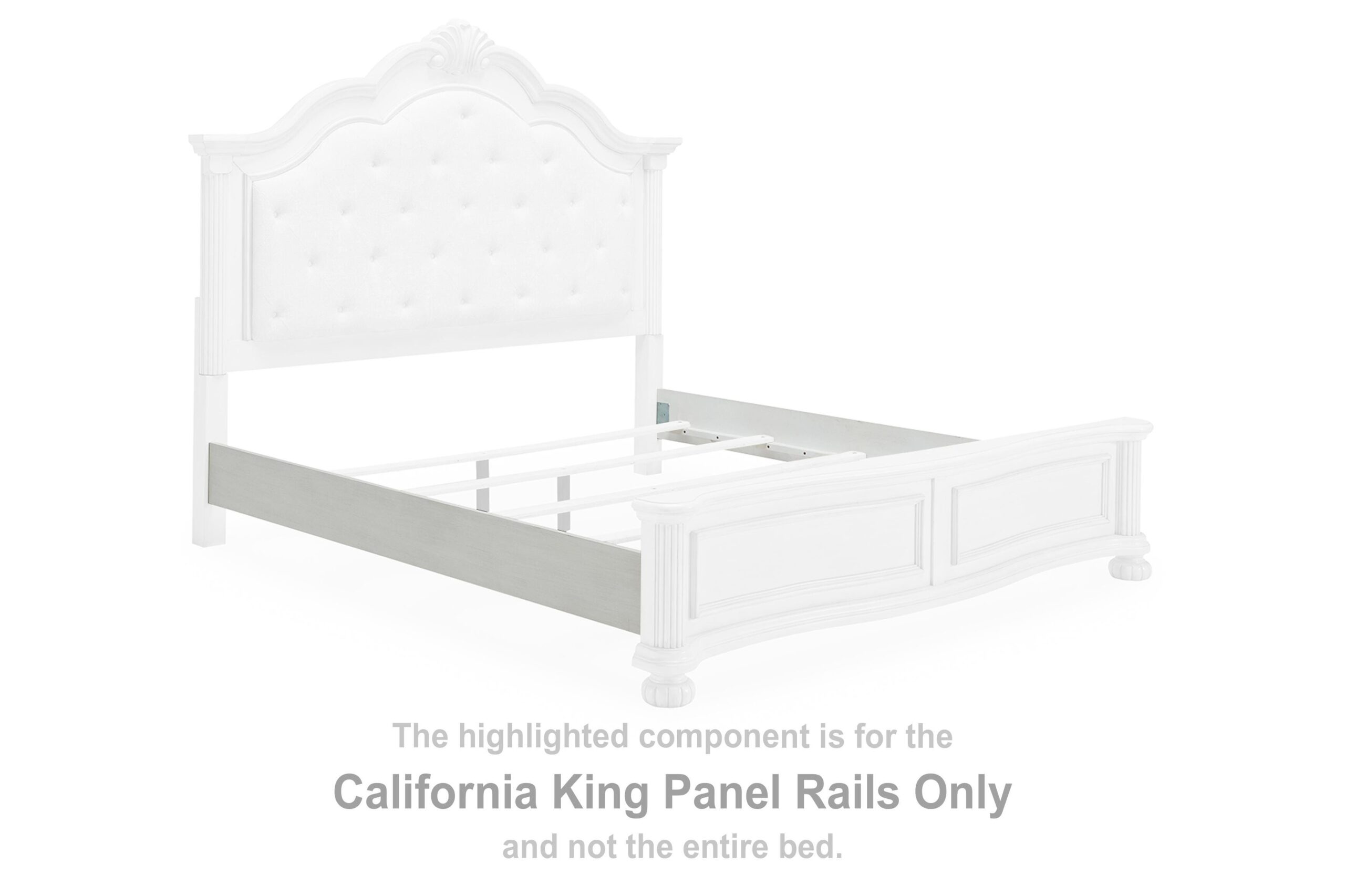 7b6f59c141e916c544e410989a6959c2 Montelaine California King Panel Rails - Image 1