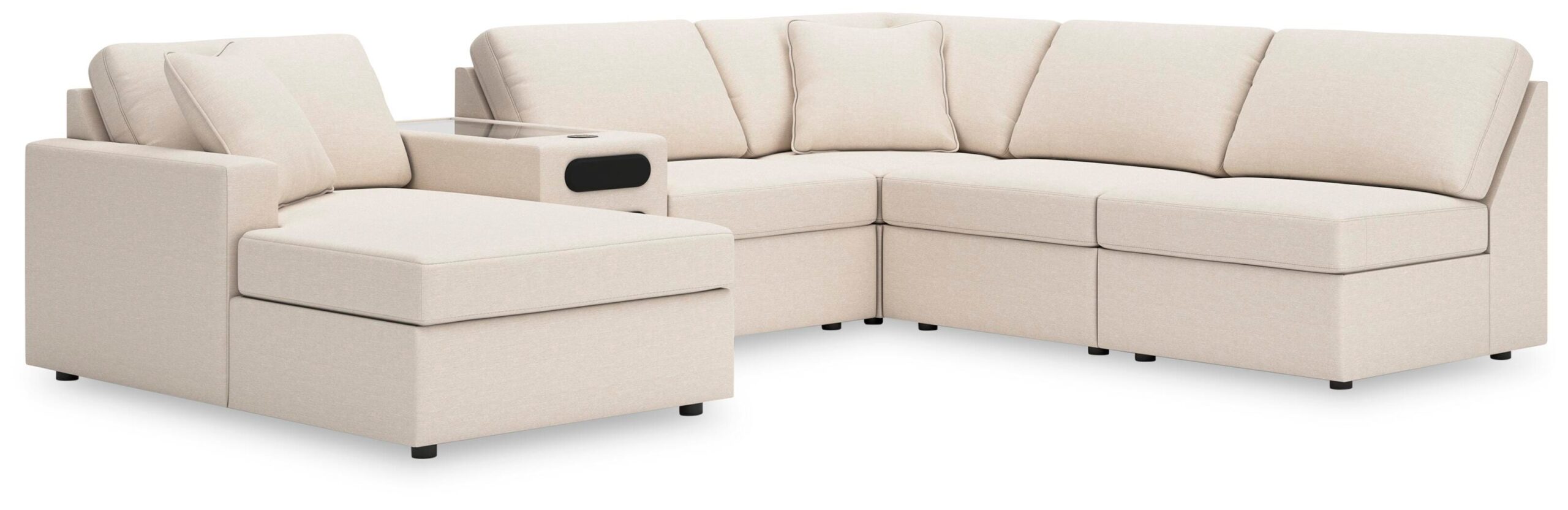 7d14869359762a46c0fc329fd368701b Modmax 6-Piece Sectional with Chaise - Image 1