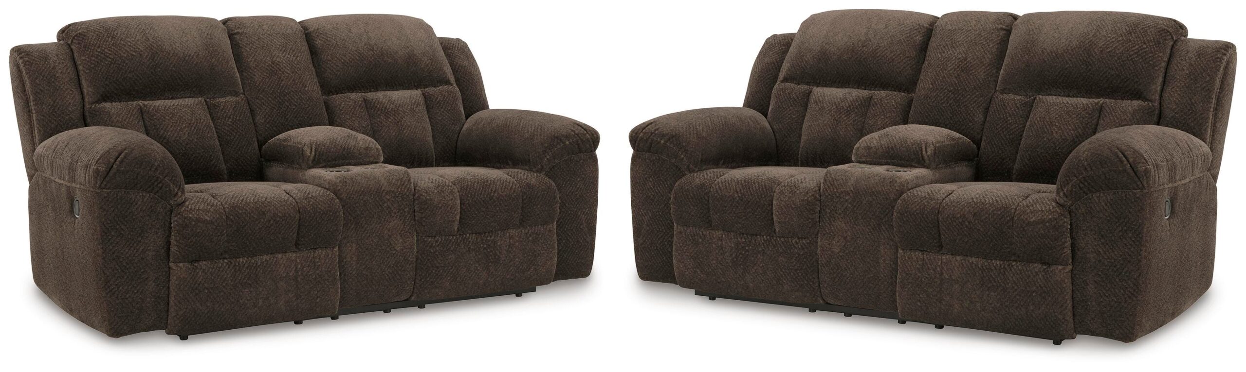 7fe022806b76627f45c68070ad27c668 Frohn Set of 2 Reclining Loveseats - Image 1