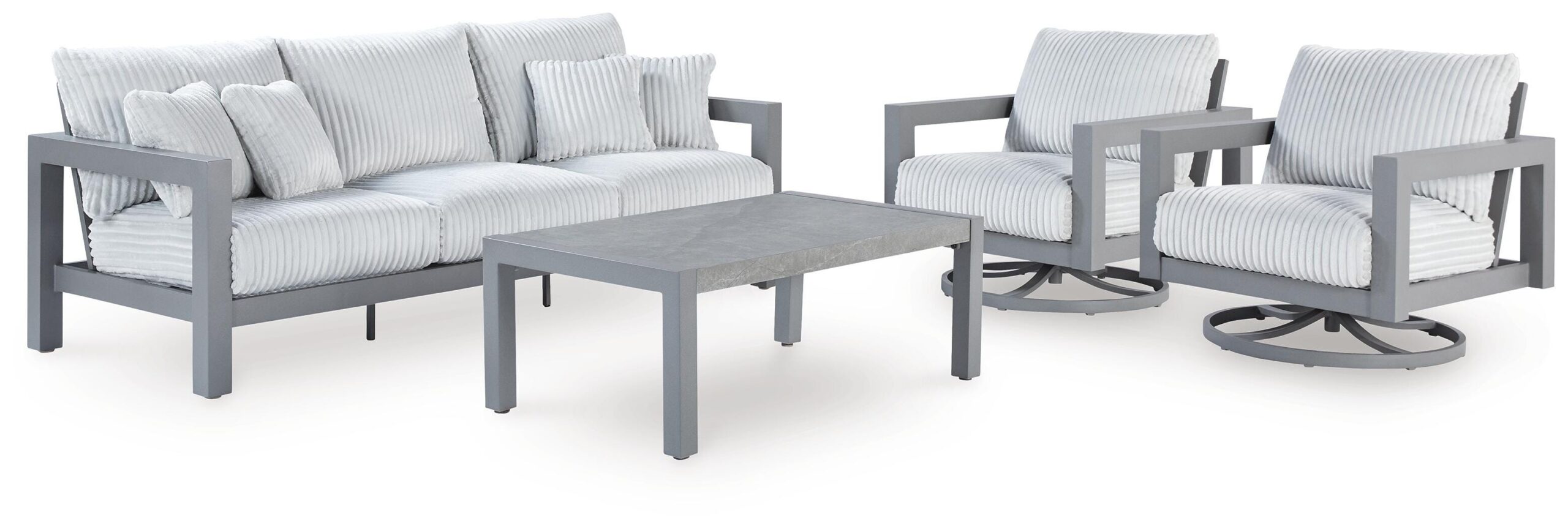 877e58662926be4083387a9b2e47f128 Hurley Park Outdoor Sofa, 2 Lounge Chairs and Coffee Table - Image 1