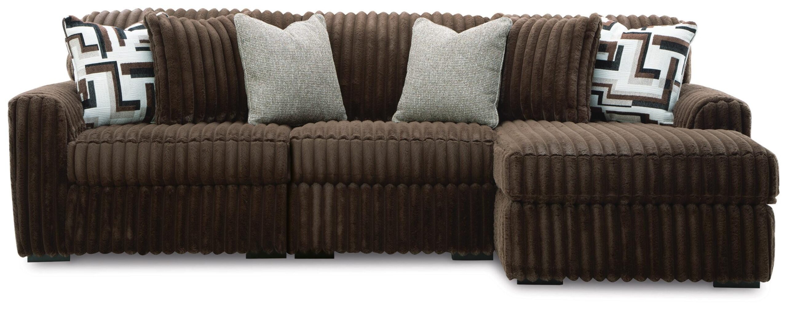 8ada1976baa42923a8e5584c3c059b52 Midnight-Madness 3-Piece Sectional with Chaise - Image 1