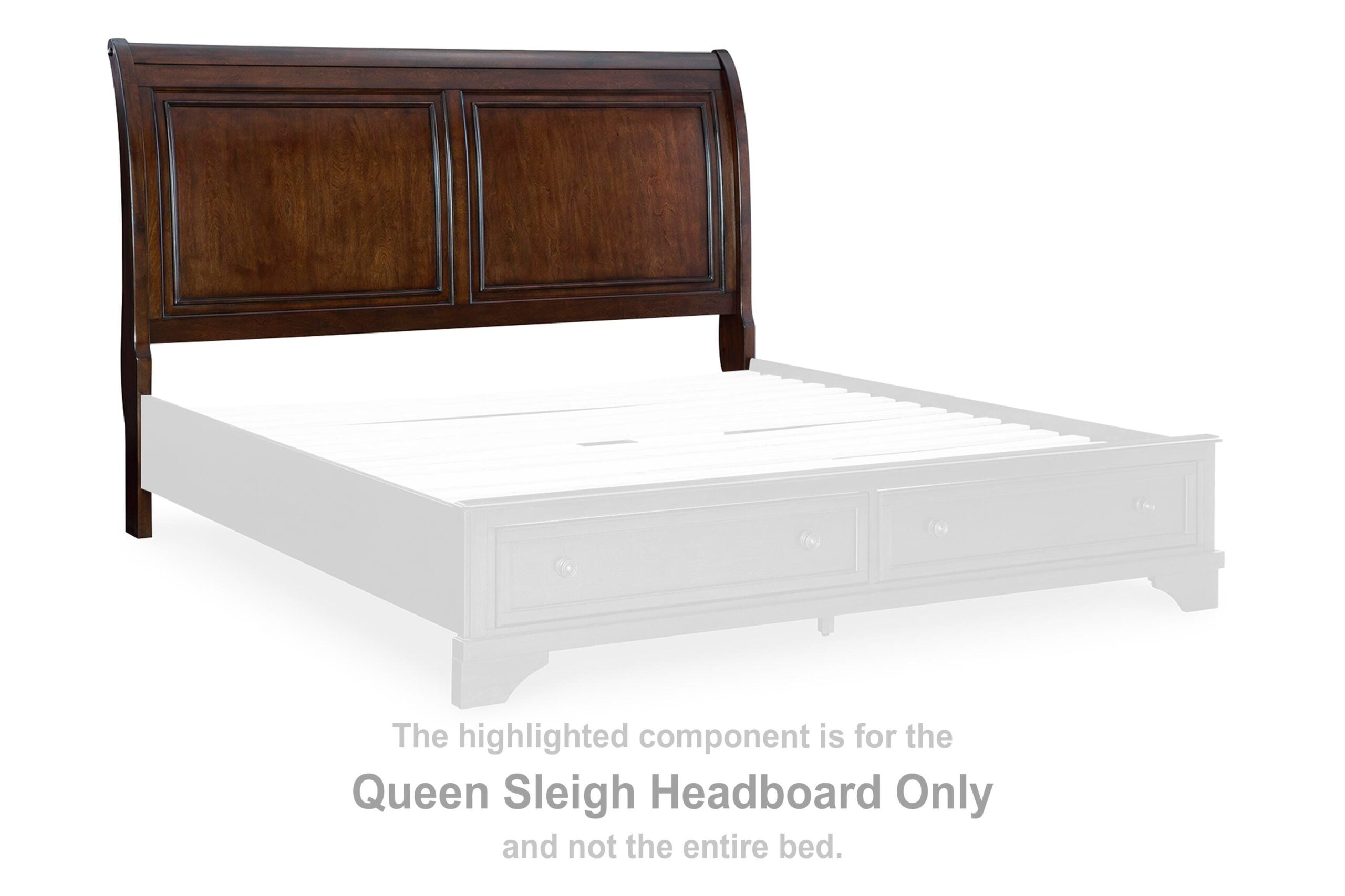 8e0f6c31837de66a8d394a4d3321bc48 Trellington Queen Sleigh Headboard - Image 1