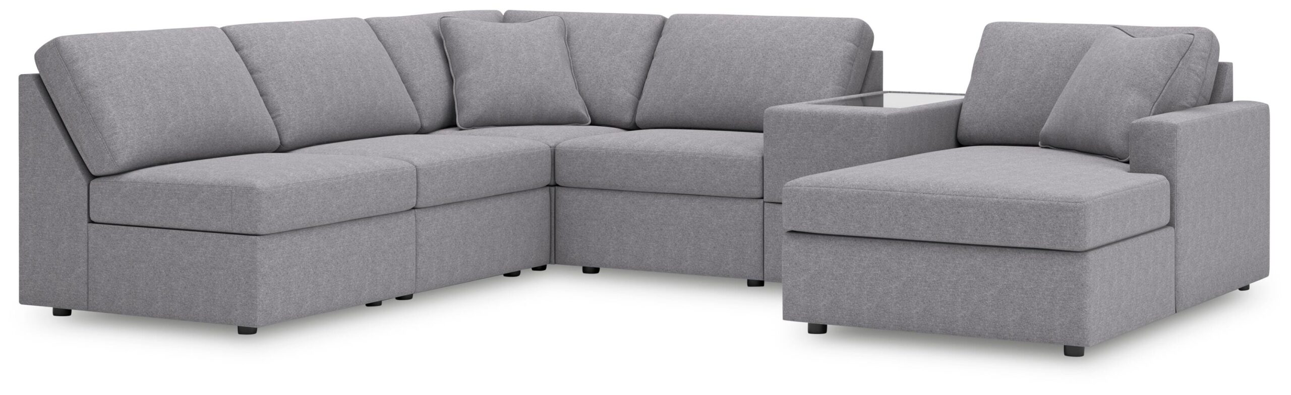 8e31d921acede0cff937097425af38c6 Modmax 6-Piece Sectional with Chaise - Image 1