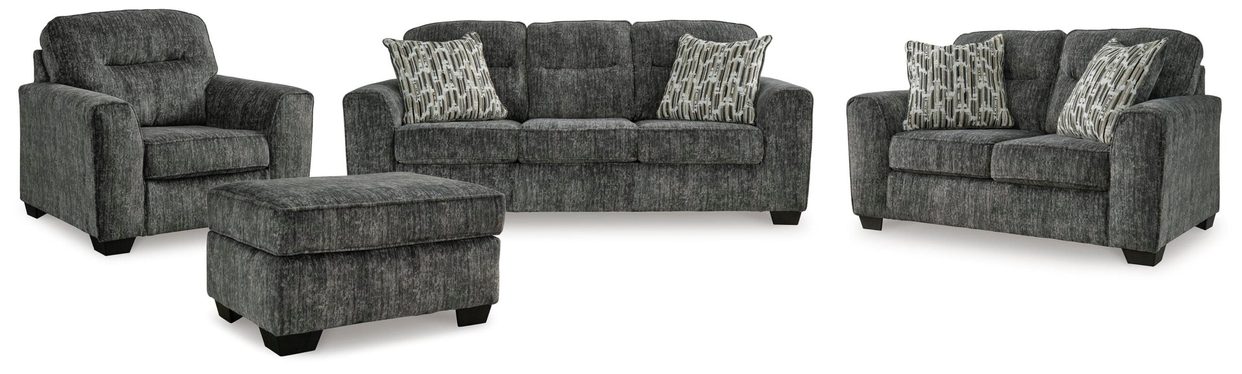 9861e8675cfb0f6751ba63f8eac387ec Lonoke Sofa, Loveseat, Oversized Chair and Ottoman - Image 1