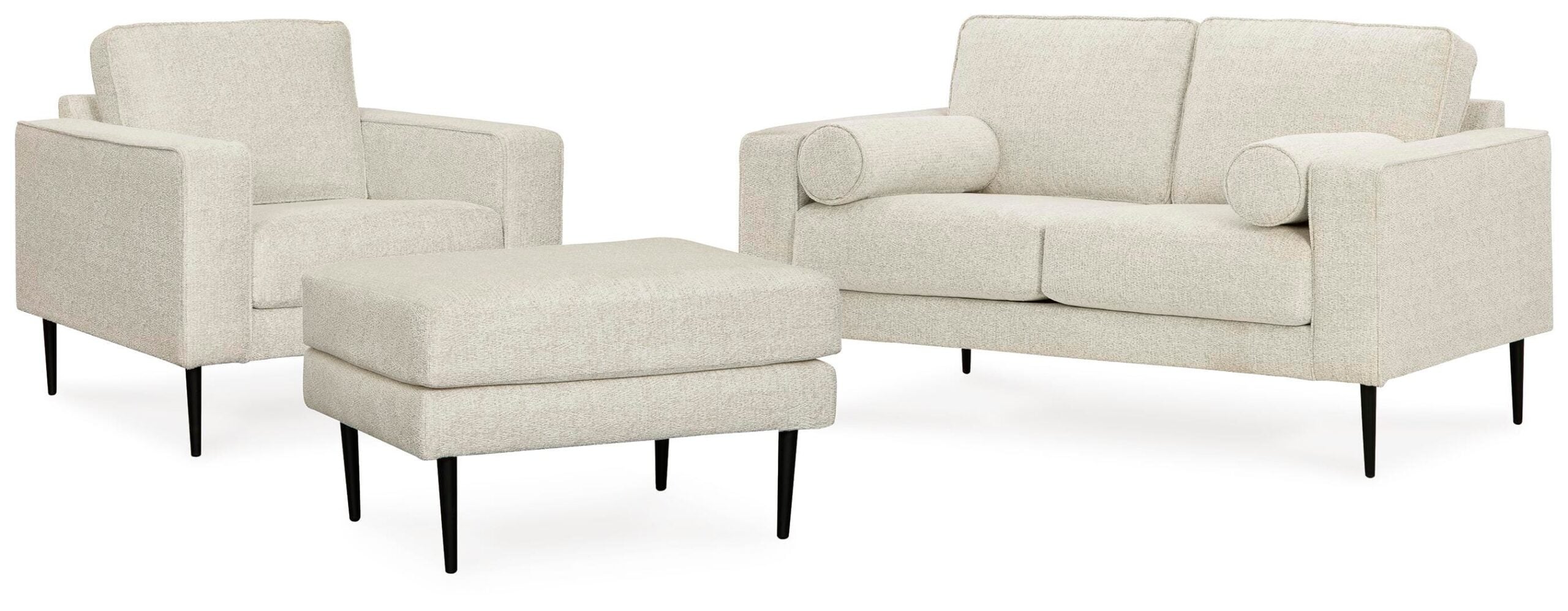 99ec33ee3fd347f1f3ac13f40e03b8a4 Hazela Loveseat, Chair and Ottoman - Image 1