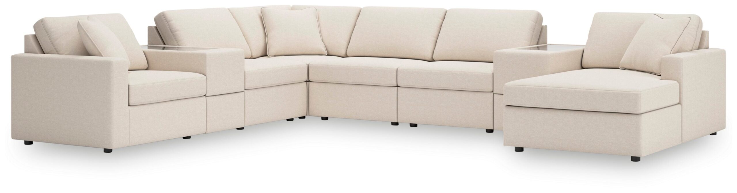 9c3a4f9218e69adcc62da11e665609eb Modmax 8-Piece Sectional with Chaise - Image 1