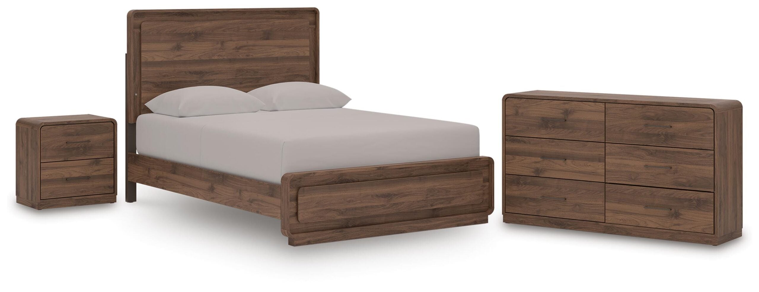 9d7088c33c4ef042fc28e3270f2615a8 Fortlorn Queen Panel Bed, Dresser and Nightstand - Image 1