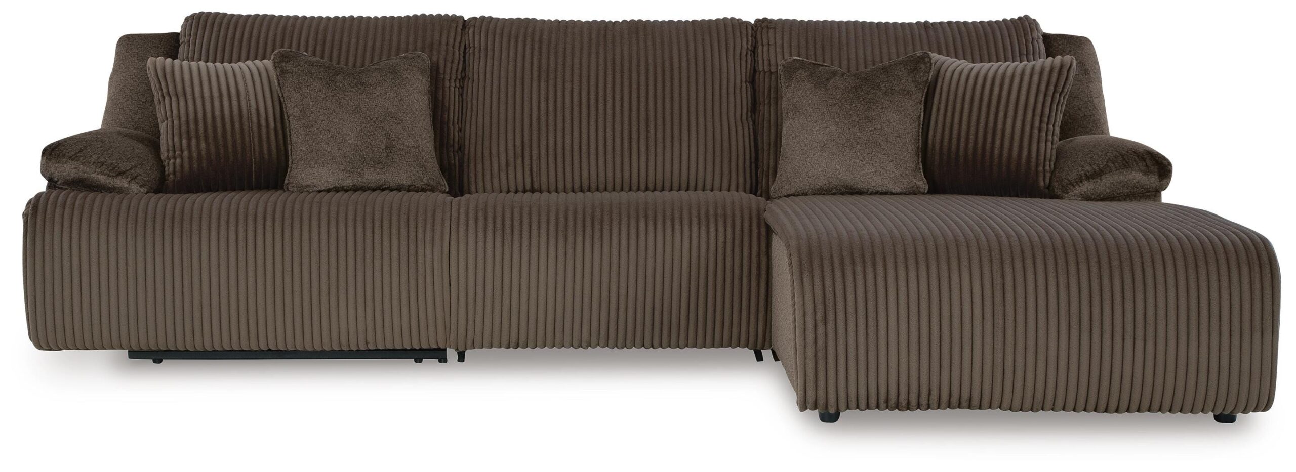 a23599dbaf4bba2a5f4de8f3687af248 Top Tier 3-Piece Reclining Sectional Sofa Chaise - Image 1