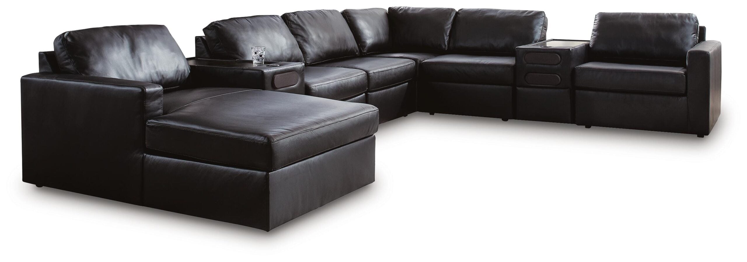 a2d30ab2b590723cd9873a6962eb43e7 Modmax II 8-Piece Sectional with Chaise and Audio Consoles - Image 1