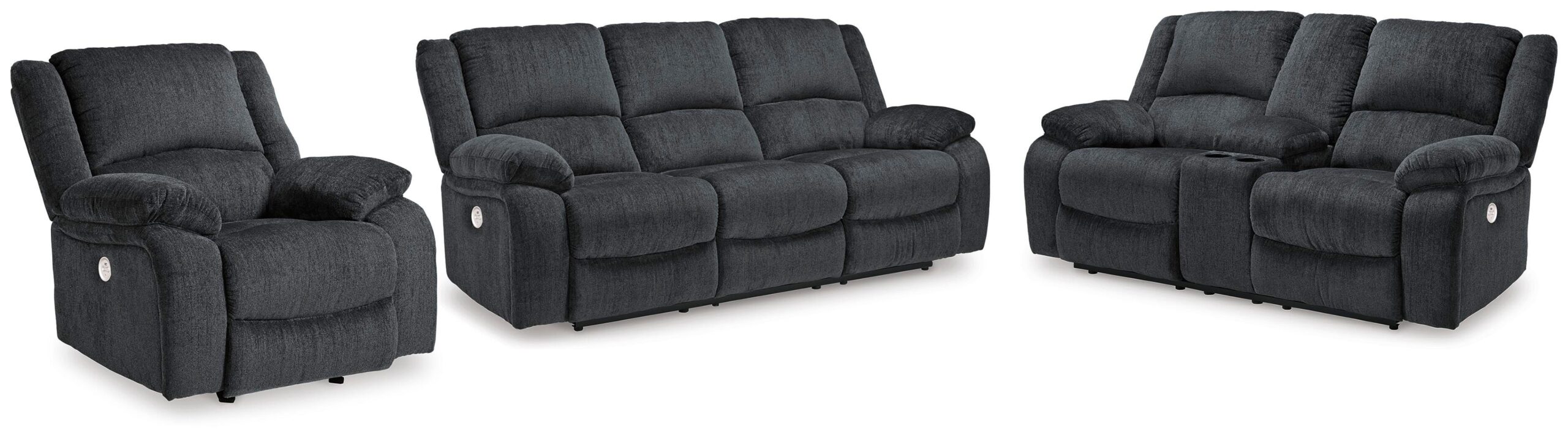 a464389fa9619c0fddea8a89ff2d5267 Draycoll Power Reclining Sofa, Loveseat and Recliner - Image 1