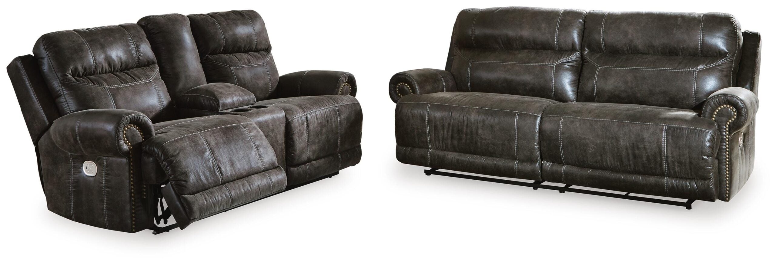 a5e68290f1d97b5967681a2e68140ee6 Grearview Power Reclining Sofa and Loveseat - Image 1
