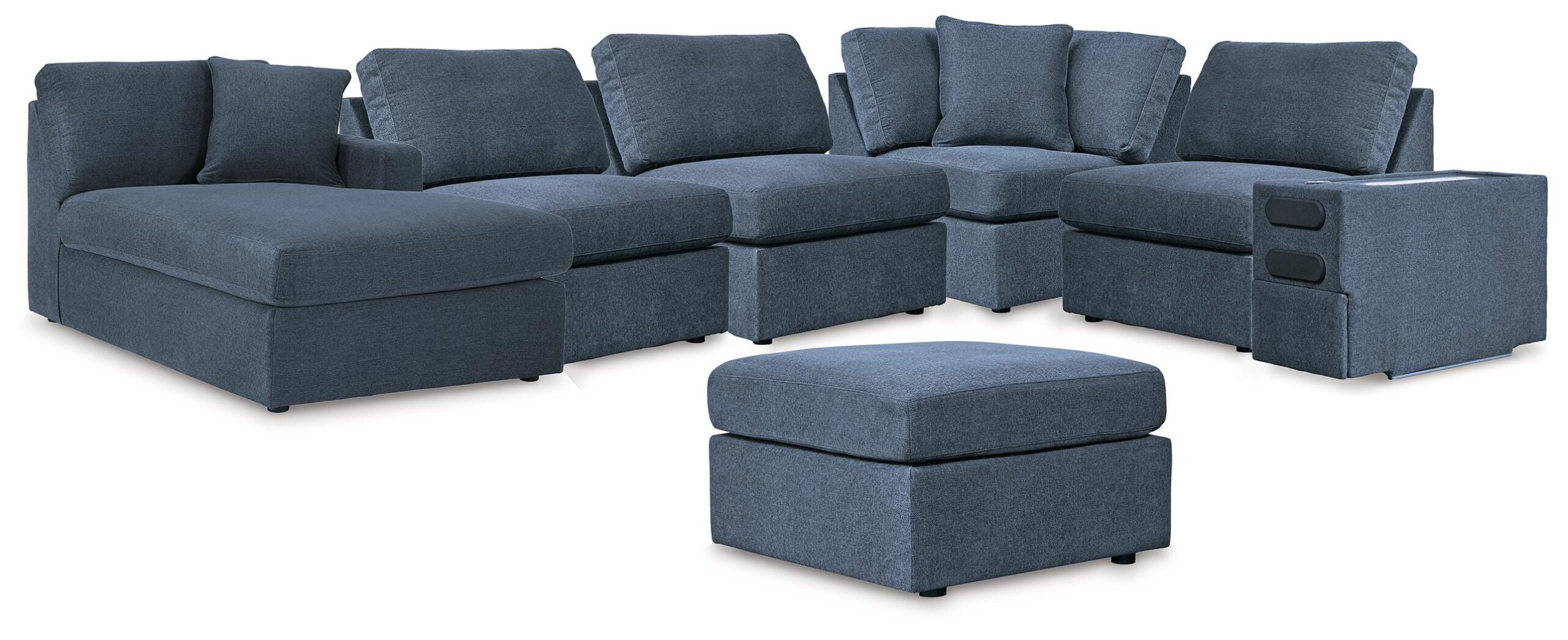 abd24e0a70b36a5725781647fe6139ac Modmax 6-Piece Sectional with Chaise and Ottoman - Image 1