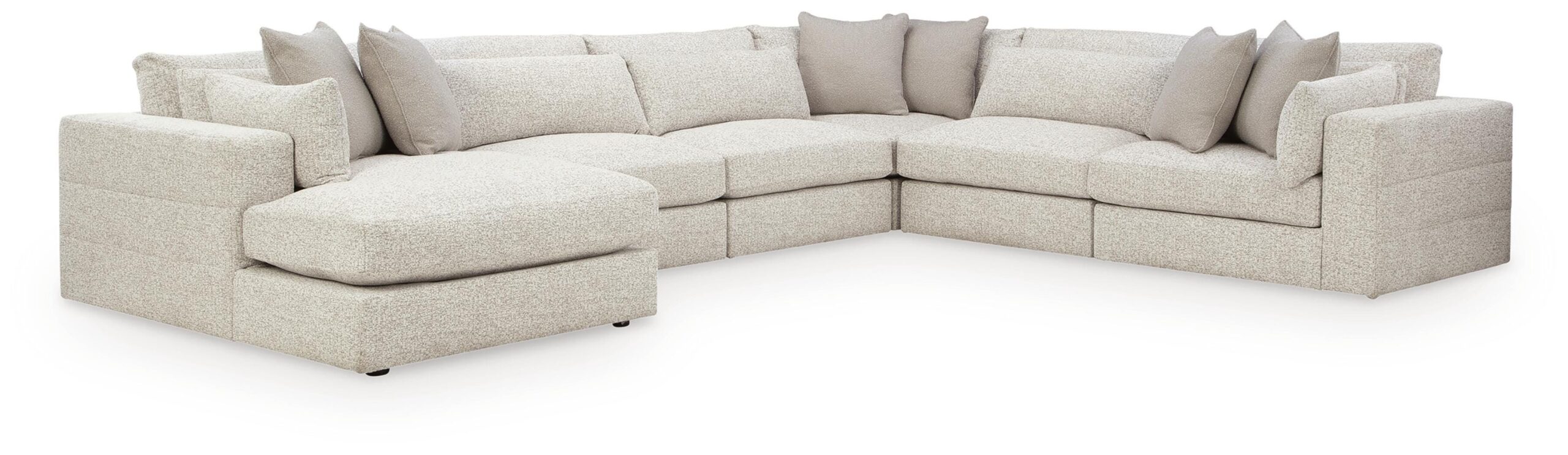 ad1ed7b8dfa5e70156aecb6f2274633e Ashbourne Estate 6-Piece Sectional with Chaise - Image 1