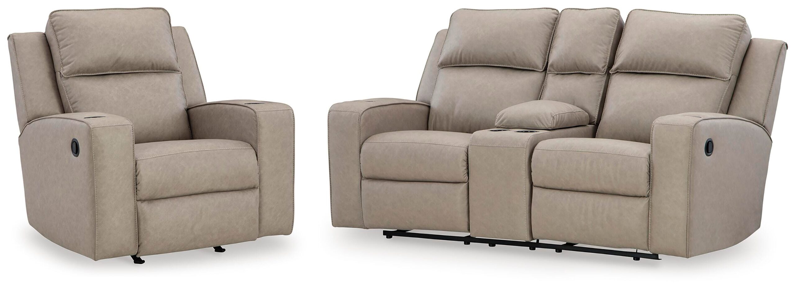 ae4c513b52605f702009b6029b125c98 Lavenhorne Reclining Loveseat and Recliner - Image 1