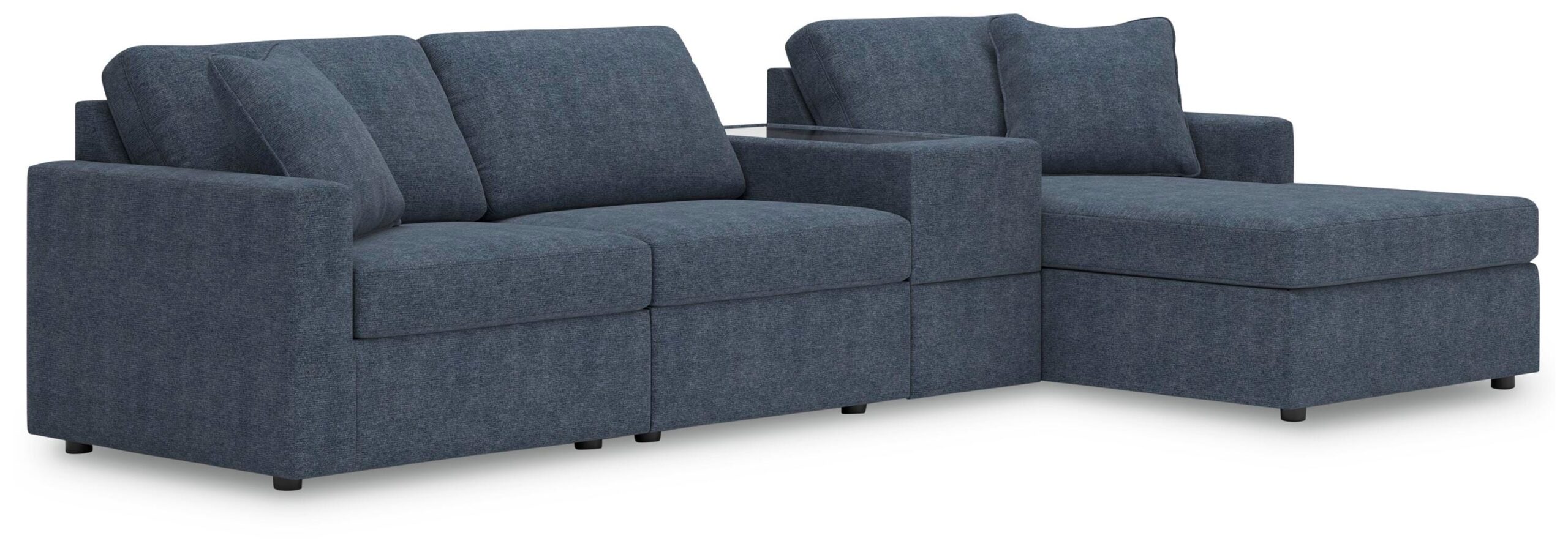 af24b00893aaa3637e0818b4b4545ff1 Modmax 4-Piece Sectional with Chaise - Image 1